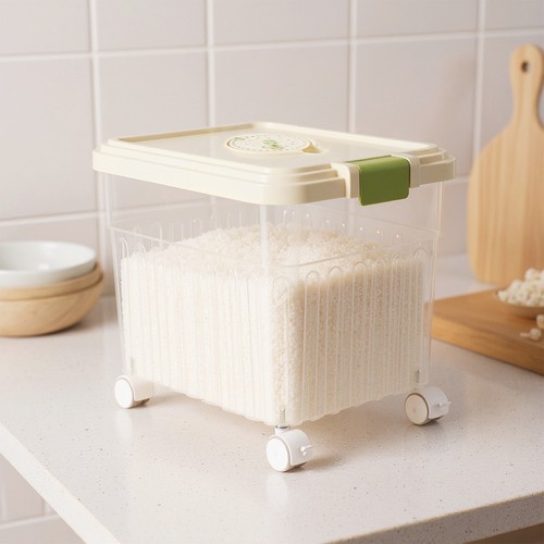 Clear grain storage container - clear,