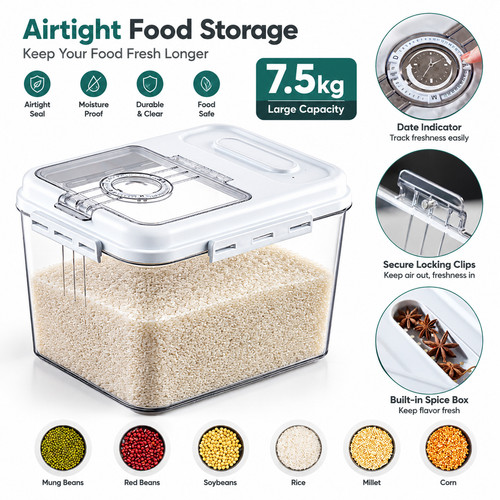 Airtight rice storage - rice,
