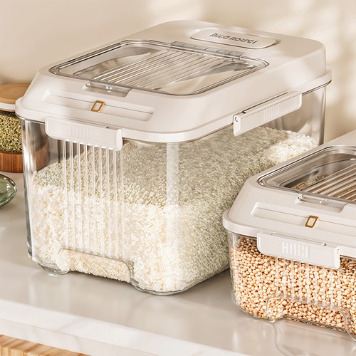Sealed rice bucket pet - sealed, dishes