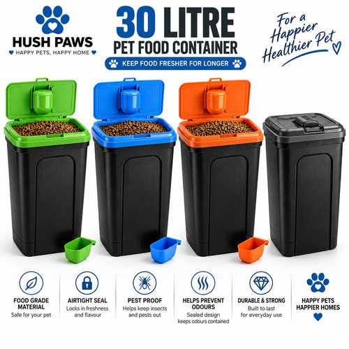 30l pet food container - pet,