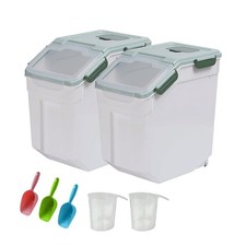 Toolzia 2 PCS Dog Food Storage